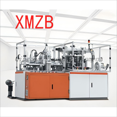 Intelligent square mouth paper cup machine
